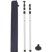 REDCAMP Adjustable Aluminum Camping Tarp Poles Set of 2, 35.4-90.5in Lightweight Tent Poles for Shelter Awning Canopy