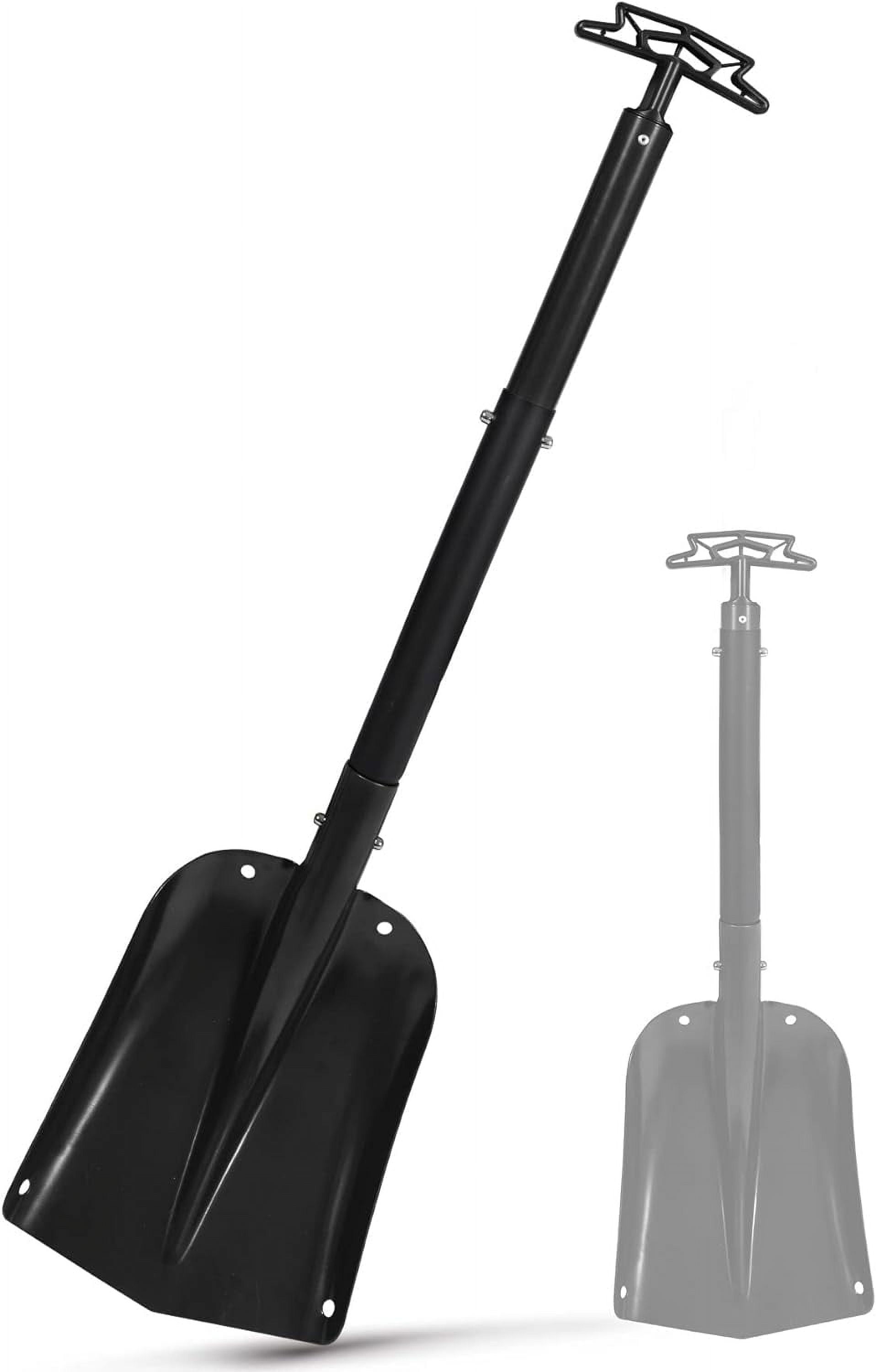 REDCAMP Aluminum Lightweight Snow Shovel for Car Emergency, 21"32