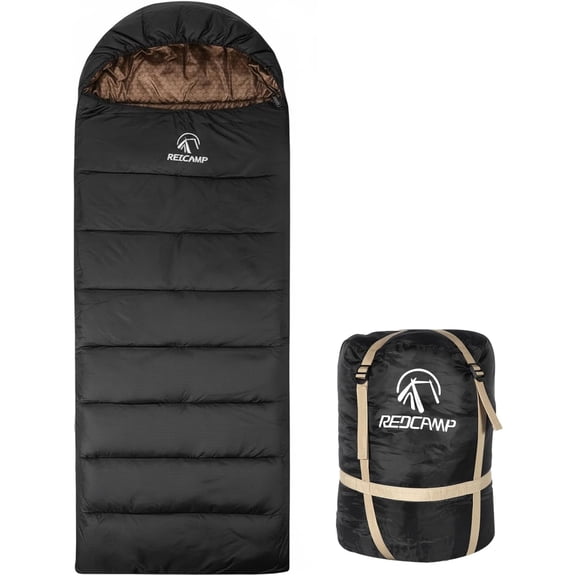 REDCAMP Backpacking Sleeping Bag with Graphene Lining for Adults Cold Weather,Lightweight Water-Resistant Warm Compact for Camping Backpacking Hiking