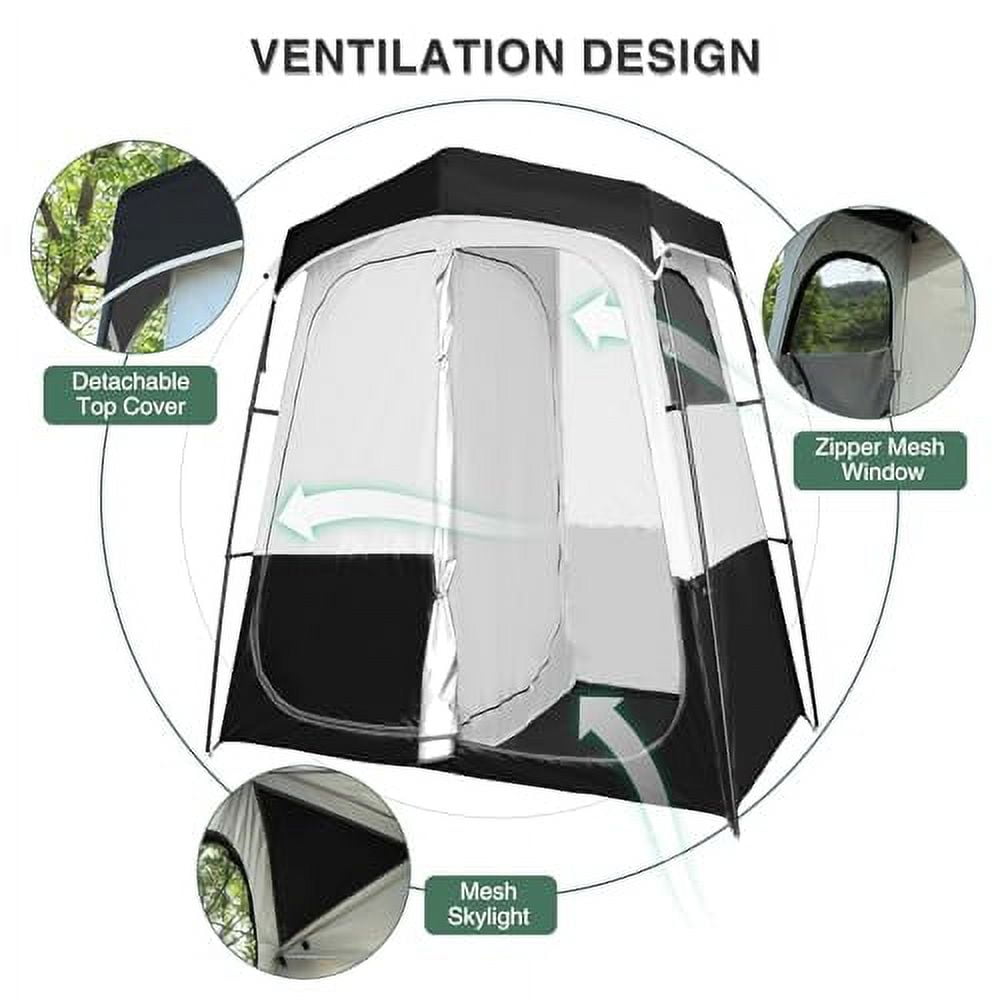 REDCAMP Camping Shower Tent 1/2Rooms, Portable Outdoor Privacy Shelter