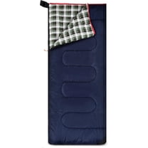 REDCAMP Cotton Flannel Sleeping Bag for Camping Backpacking, Adults Cold Weather Envelope Sleeping Bags with 2lbs Filling