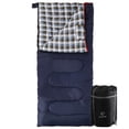 thumbnail image 1 of REDCAMP Cotton Flannel Sleeping Bag for Camping Backpacking, Adults Cold Weather Envelope Sleeping Bags with 6lbs Filling, 1 of 9