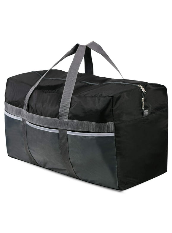 REDCAMP Extra Large 31'' Duffle Bag 96L Black Lightweight, Waterproof Travel Duffel Bag Foldable for Men Women