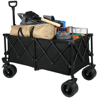 3-Tier Metal Rolling Utility Cart, Heavy Duty Craft Cart with Wheels and  Handle, Black 