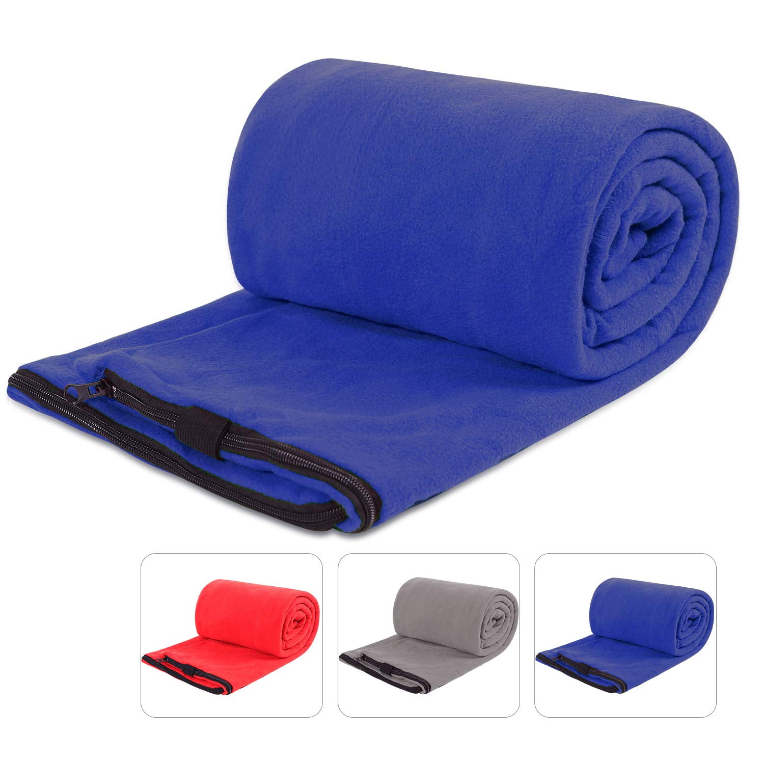 Fleece camping blanket sale