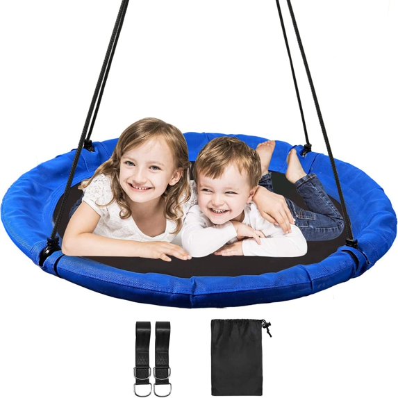 REDCAMP Flying Saucer Tree Swing for Kids Outdoor, Extra Large Swings for Trees and Swingset, Strong Heavy Duty for Outside Outdoor Playground, 500LBS Weight Capacity