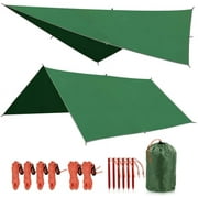 REDCAMP Hammock Rain Fly Waterproof and Lightweight, 10ft Tent Tarp for Camping Backpacking Hiking