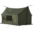 thumbnail image 1 of REDCAMP Large Hammock Hot Tent with Stove Jack, 4-6 Person Waterproof & Windproof Ultralight 4 Season Wall Tent with Snow Skirt, 1 of 7
