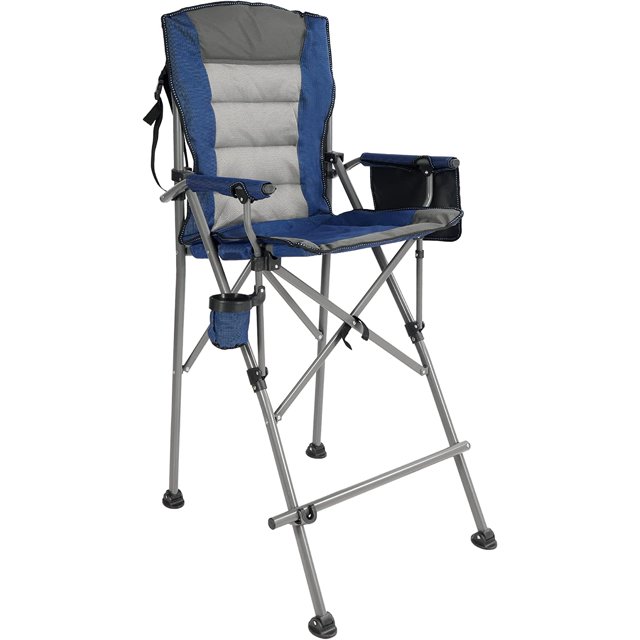 REDCAMP Padded 31" Bar Height Tall Folding Camping Chairs for Adults