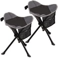 thumbnail image 1 of REDCAMP Portable Tripod Stool for Camping, Hiking, Sports - 2 Pack Lightweight Foldable Camp Seat, 600D Oxford, Black, 1 of 9