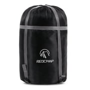 REDCAMP Sleeping Bag Stuff Sack, 47.5L,Black XL compression stuff sack, Great for Backpacking and Camping