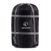 REDCAMP Sleeping Bag Stuff Sack, 63L,Black XXL compression stuff sack, Great for Backpacking and Camping