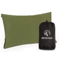 thumbnail image 1 of REDCAMP Small Camping Pillow for Sleeping Lightweight and Compressible, Flannel Travel Pillow with Removable Pillow Cover,Green, 1 of 7