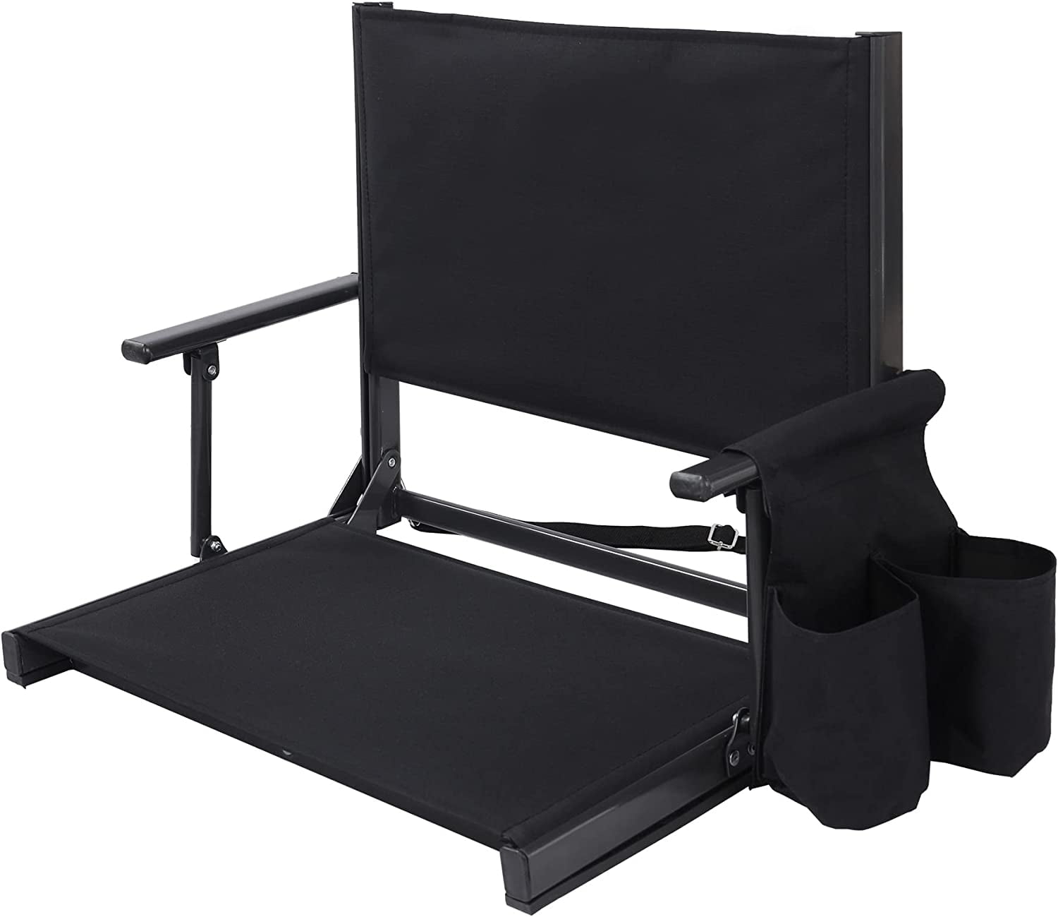 REDCAMP Wide Stadium Seat for Bleacher with Backrest and Armrests