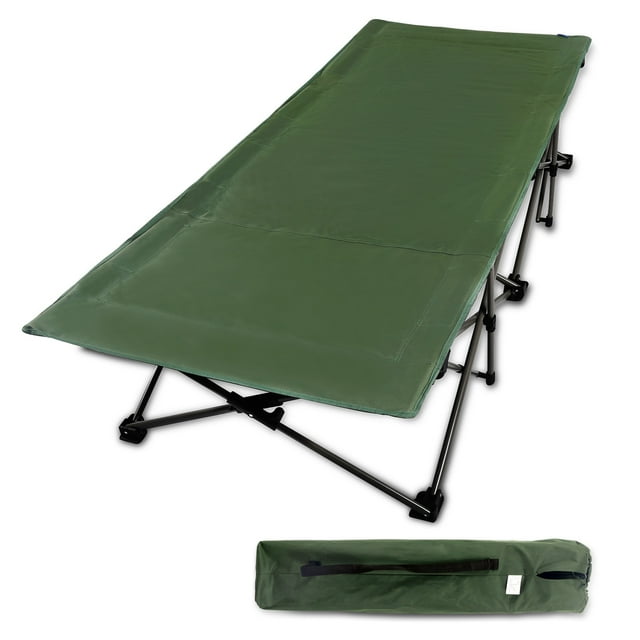 REDCAMP Comfortable Heavy Duty Outdoor XXL Folding Camping Cot for