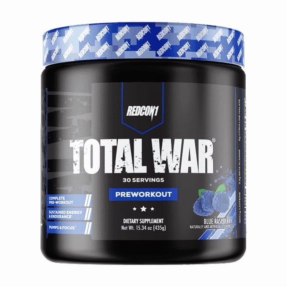 REDCON1 TOTAL WAR PRE-WORKOUT- Blue Raspberry