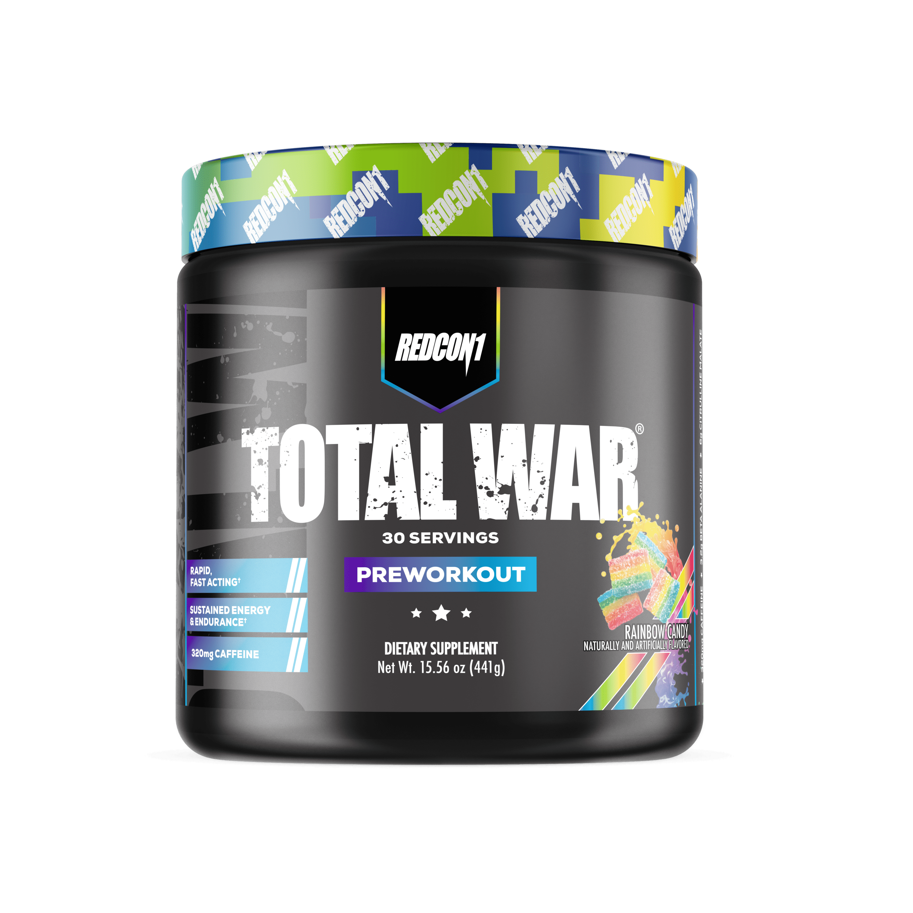 REDCON1 TOTAL WAR PRE-WORKOUT- Rainbow Candy
