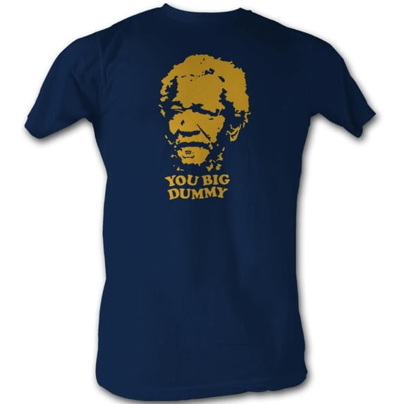 REDD FOXX-BIG DUMMY-NAVY ADULT S/S TSHIRT-6XL