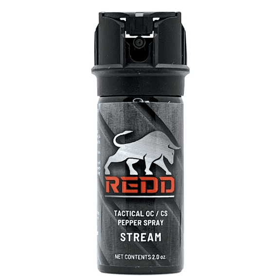 REDD, Tactical Blend OC/CS Pepper Spray - Flip Top Stream (2 oz)