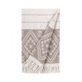 thumbnail image 1 of REDEARTH · Classic Throw Blanket 100% Cotton - Medium Weight with Long-Lasting Fabric for Home & Outing Purpose - Soft Comfortable Feather Touch Housing Furnishing (50x60; Taupe), 1 of 6