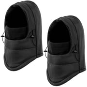 REDESS 2 Pcs Unisex Winter Waterproof Balaclava Face Mask for Men and Women-Black