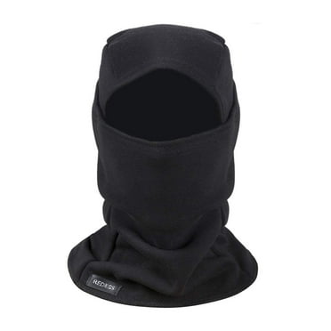 REDESS Balaclava Face Mask for Men/Women,Warm Fleece Windproof Ski Mask and Motorcycle,Warmer Winter Sports Cap Black