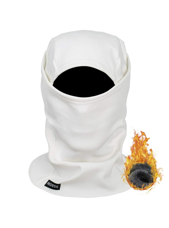 Balaclava Face Mask for Men/Women,Warm Fleece Windproof Ski Mask and Motorcycle,Warmer Winter Sports Cap White