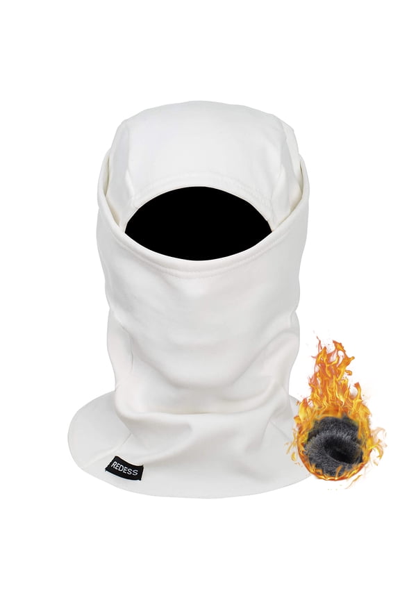 Balaclava Face Mask for Men/Women,Warm Fleece Windproof Ski Mask and Motorcycle,Warmer Winter Sports Cap White