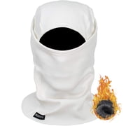 REDESS Balaclava Face Mask for Men/Women,Warm Fleece Windproof Ski Mask and Motorcycle,Warmer Winter Sports Cap White