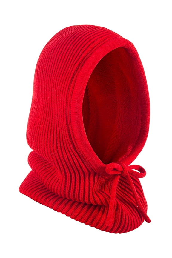 Winter Balaclava Face Ski Mask Knit Hood for Women and Men,Black