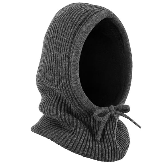 REDESS Winter Balaclava Face Ski Mask Knit Hood for Women and Men,Black