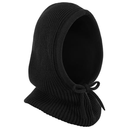 REDESS Winter Balaclava Face Ski Mask Knit Hood for Women and Men,Black