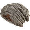 thumbnail image 1 of REDESS Beanie Hat for Men and Women Winter Warm Hats Knit Slouchy Thick Skull Cap-Coffee, 1 of 5