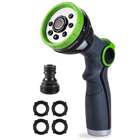 REDESS Garden Watering Hose Sprayer Nozzle - Heavy Duty Water Hose Sprayer Nozzle - 8 Settings