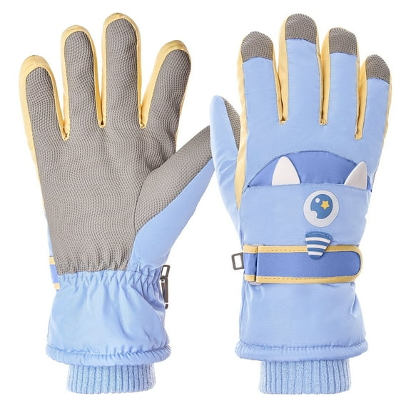 REDESS Kids Winter Waterproof Gloves for Ski Snow Snowboard for Toddler Boys and Girls