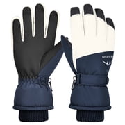 REDESS Winter Ski Gloves for Men and Women with Touchscreen,Black