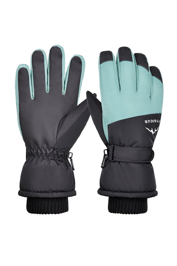 Winter Ski Gloves for Men and Women with Touchscreen,Black