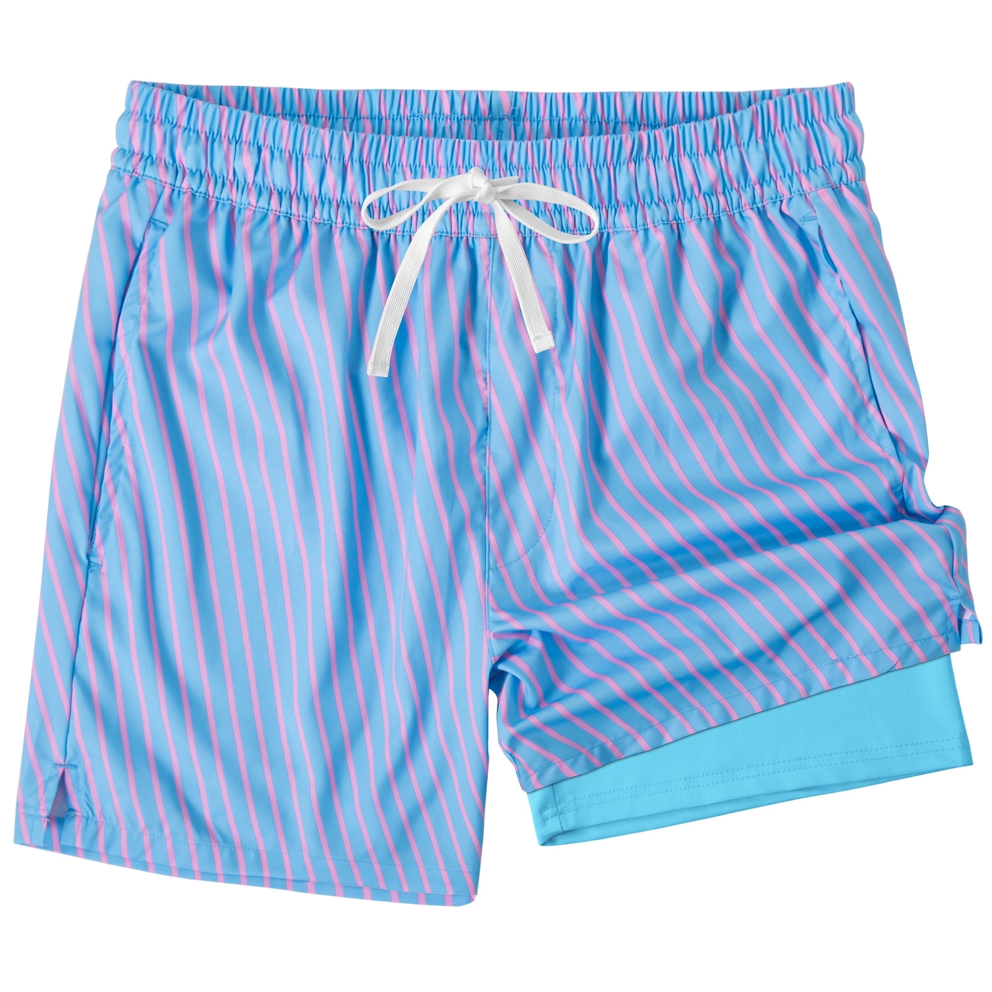 Reddss REDESS Mens Swim Trunks with Liner, Mens Athletic Running Workout ...