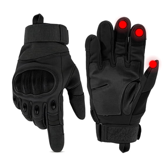 REDESS Motorcycle Gloves for Men and Women Touchscreen Full Finger Gloves with Hard Knuckle Protection for Biker Riding Driving Glove