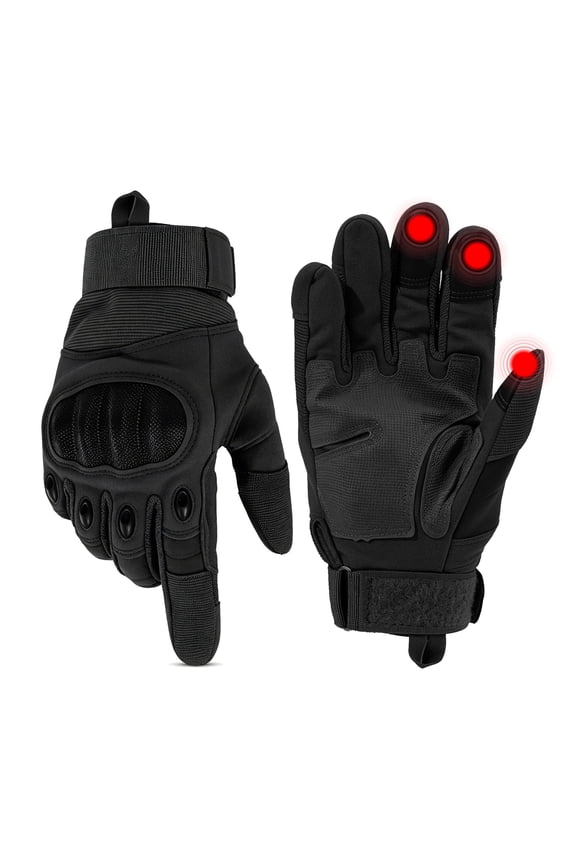 Motorcycle Gloves for Men and Women Touchscreen Full Finger Gloves with Hard Knuckle Protection for Biker Riding Driving Glove