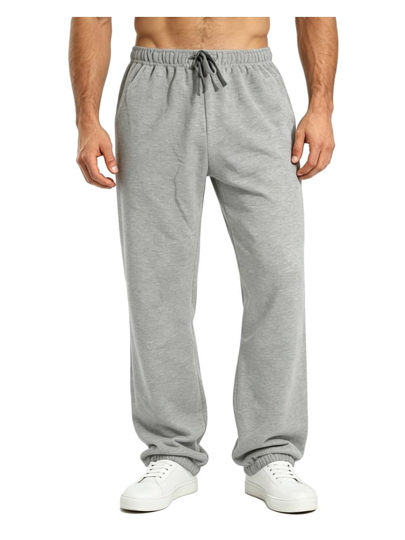 Mens Sweatpants with Pockets Stretch Soft Jogger Sweatpants for Workout Running Basketball Daily Casual Wear