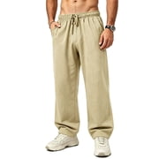REDESS Mens Sweatpants Soft Fleece Straight Active Casual Jogger Pants Running Workout Gym Pants with Pockets