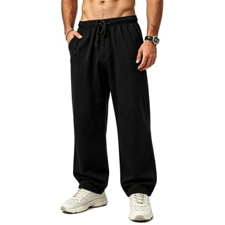 REDESS Mens Sweatpants Soft Fleece Straight Active Casual Jogger Pants Running Workout Gym Pants with Pockets
