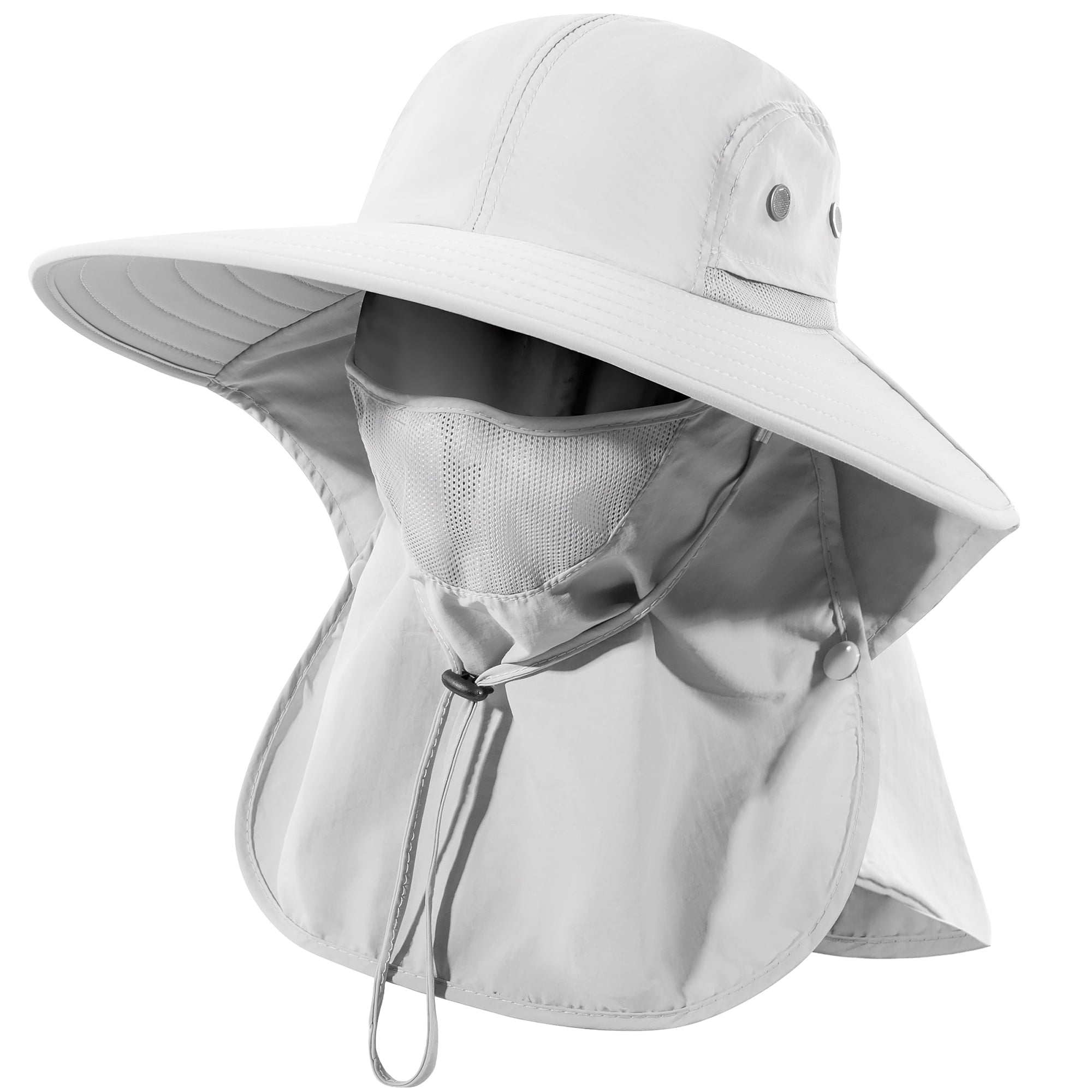 REDESS Nylon UPF 50 Fishing Hat for Men and Women Light Gray Walmart