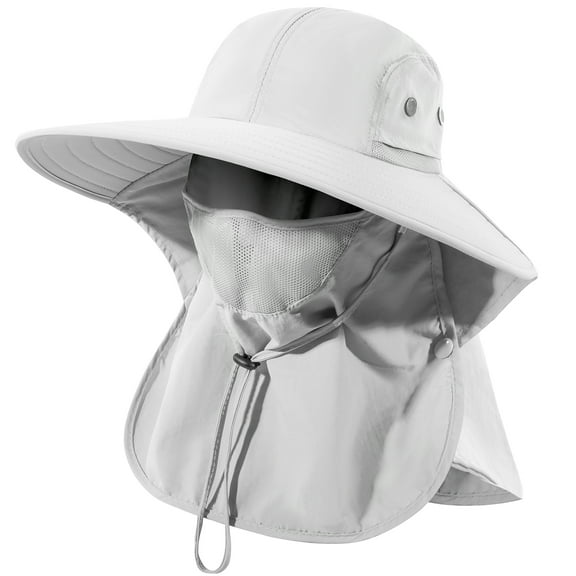 REDESS Nylon UPF 50 Fishing Hat for Men and Women-Light Gray
