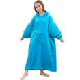 thumbnail image 1 of REDESS Oversized Wearable Blanket Hoodie Sweatshirt for Unisex Boy and Girl-Blue, 1 of 5