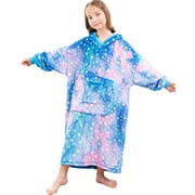 REDESS Oversized Wearable Blanket Hoodie Sweatshirt for Unisex Boy and Girl