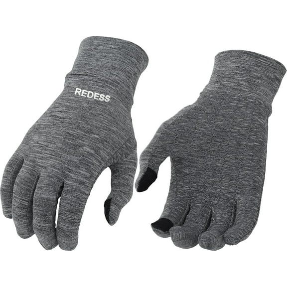 REDESS Running Gloves for Men and Women with Touchscreen,Winter Black Gloves for Running Skiing Driving