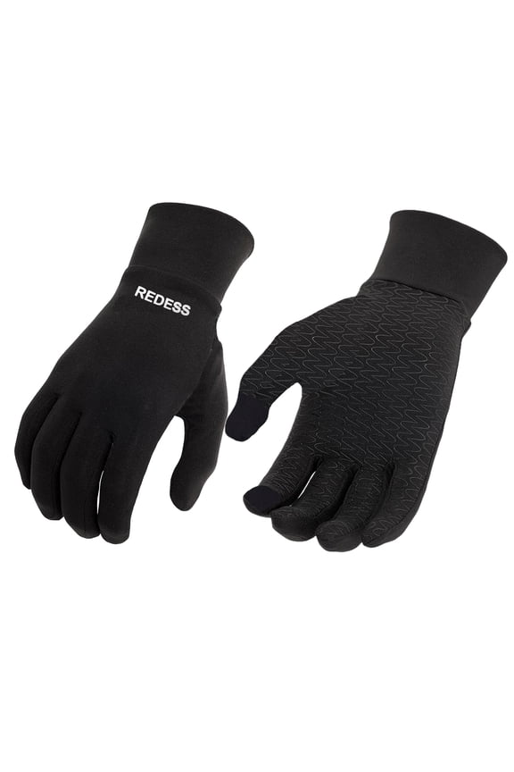 Running Gloves for Men and Women with Touchscreen,Winter Black Gloves for Running Skiing Driving