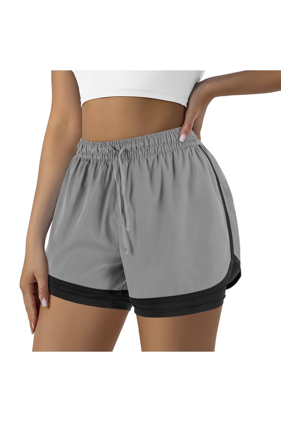 Shorts for Women Athletic Shorts for Gym Workout Running,Gray